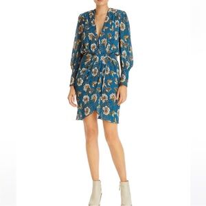 BNWT $459 Derek Lam 10 Crosby Teal Freya Dress Size 6